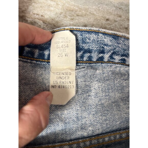 Sasson Modern Basics Acid Wash 80’s Mom Jeans Super High Waist Size 26W Women’s - Picture 6 of 10